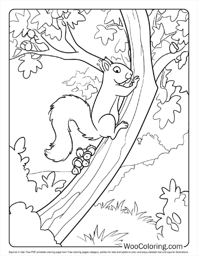 100  Tree coloring pages  Free PDF To Print  - 63