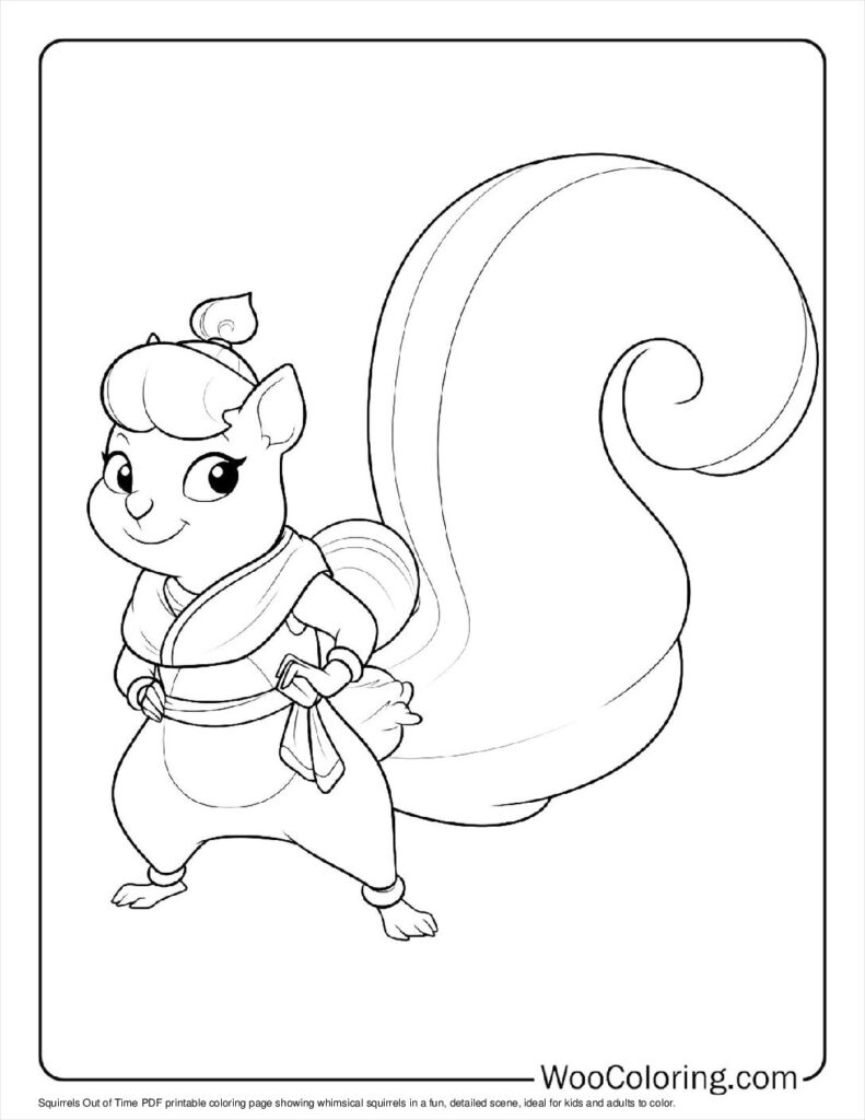 100  Squirrel coloring pages  Free PDF To Print  - 96