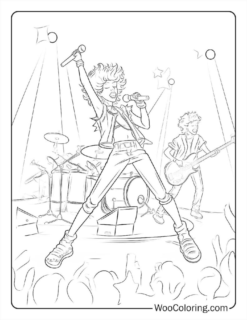 100  Music coloring pages  Free PDF To Print  - 46