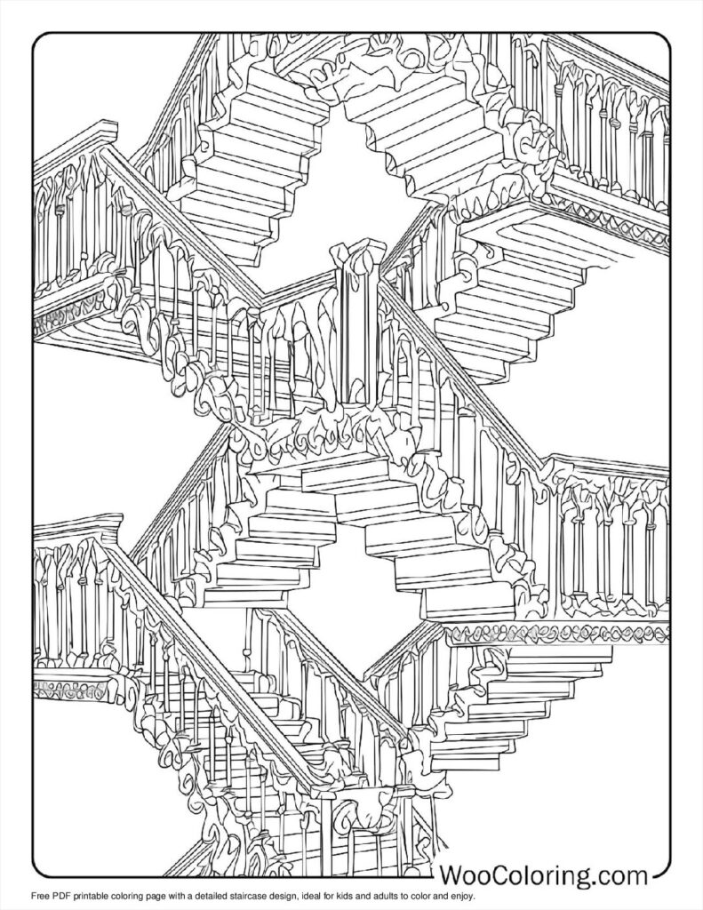100  Geometric coloring pages  Free PDF To Print  - 54