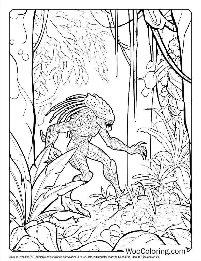 100  Alien coloring pages  Free PDF To Print  - 22