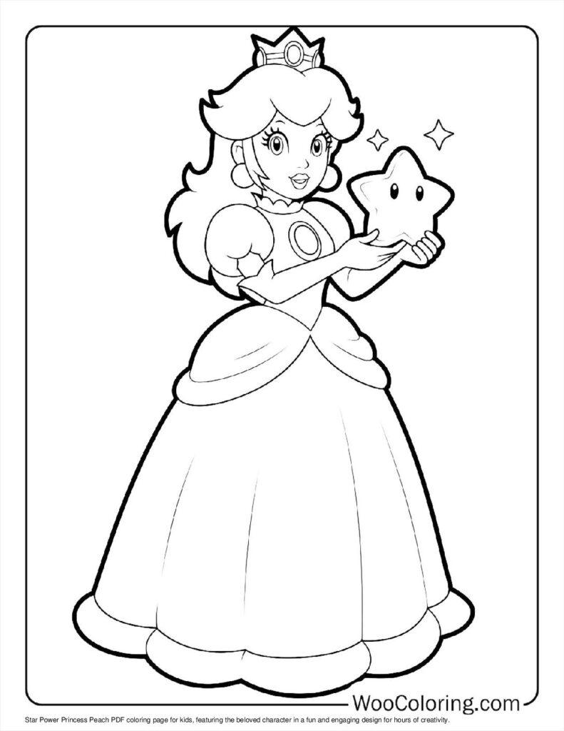 Star Power Princess Peach For Kids