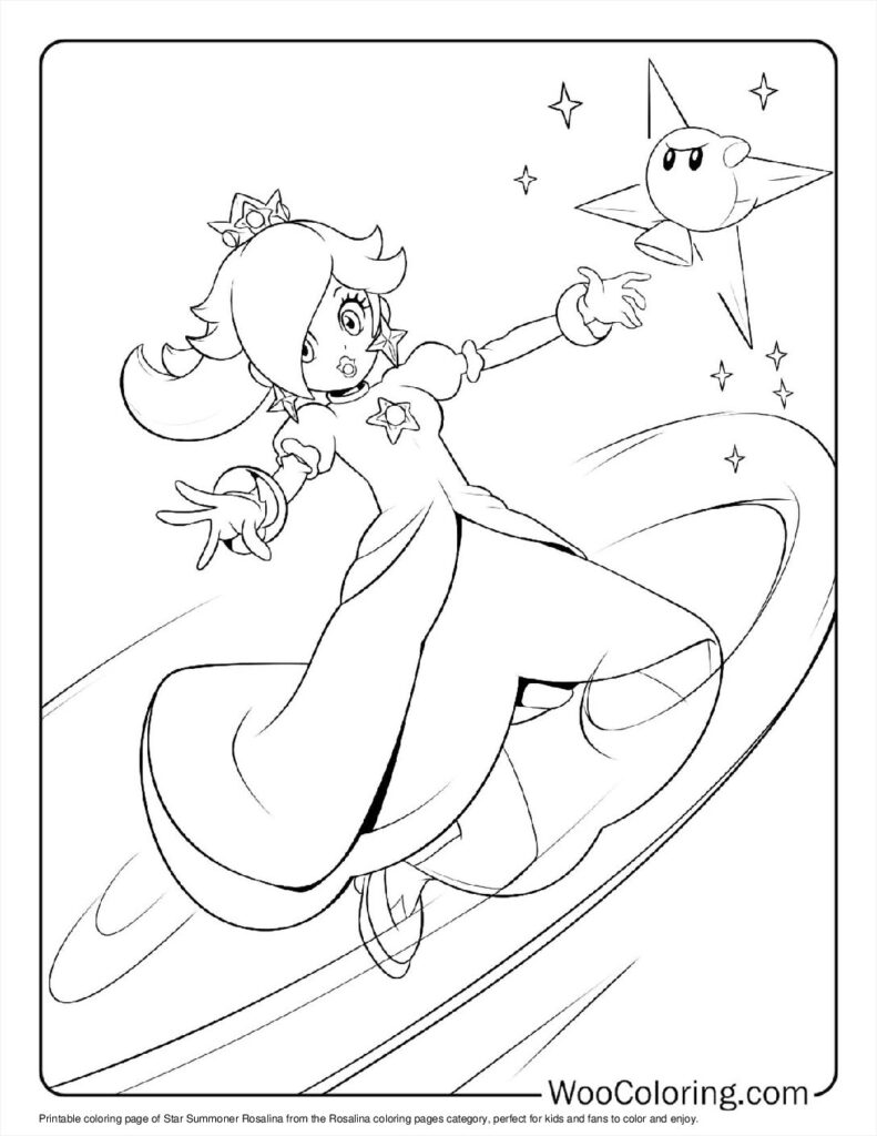 100  Rosalina coloring pages  Free PDF To Print  - 39