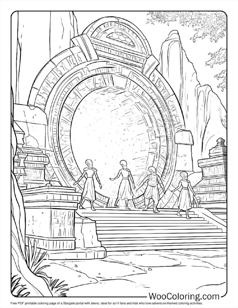 100  Alien coloring pages  Free PDF To Print  - 73