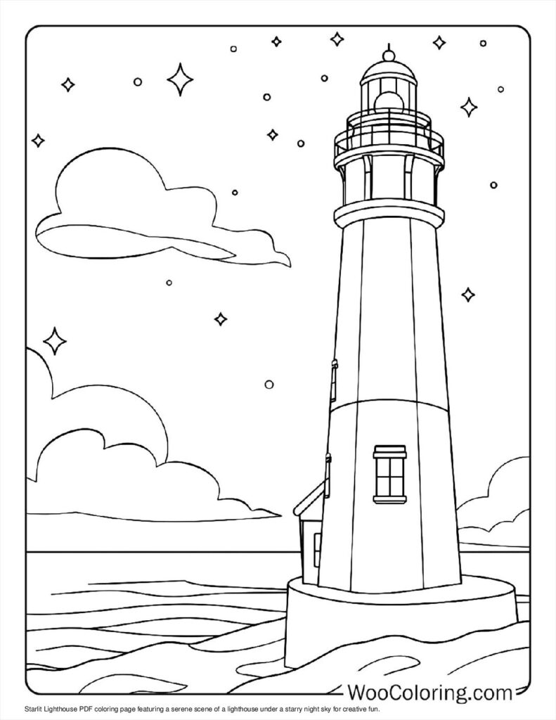 100 Lighthouse coloring pages Free PDF To Print - 98