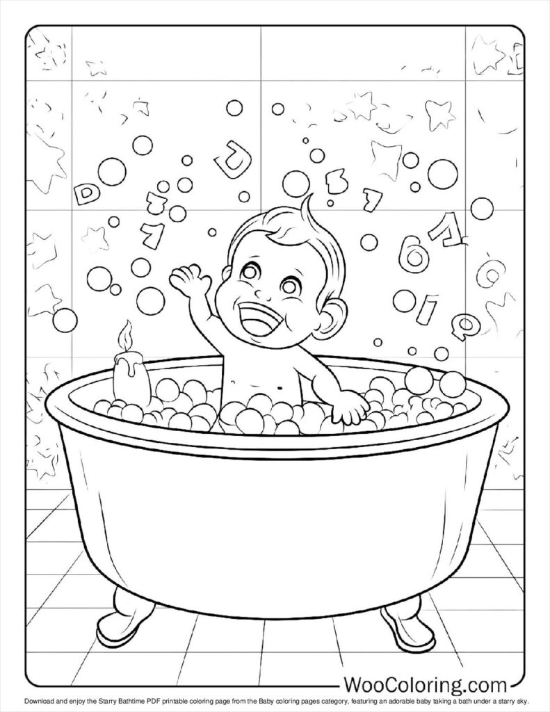 100  Baby coloring pages  Free PDF To Print  - 2