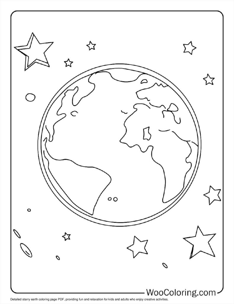 100  Earth coloring pages  Free PDF To Print  - 44