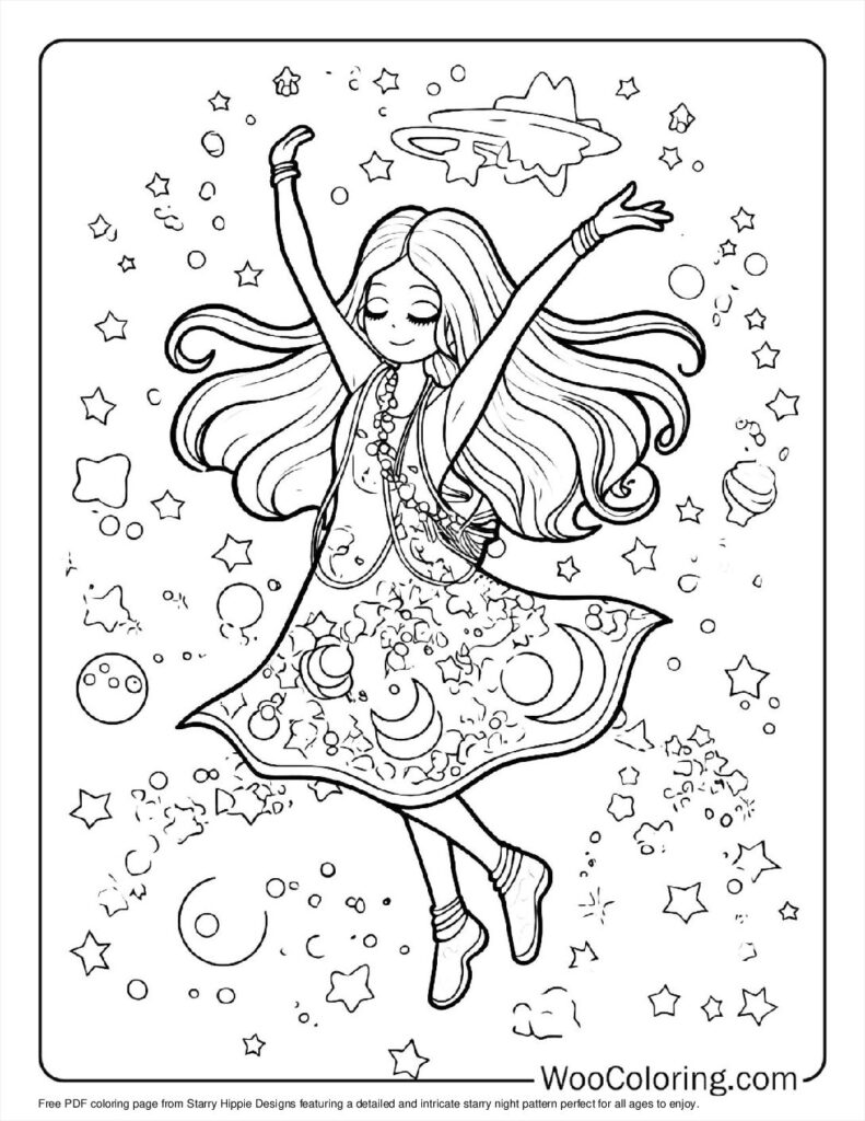 100  Hippie coloring pages  Free PDF To Print  - 92
