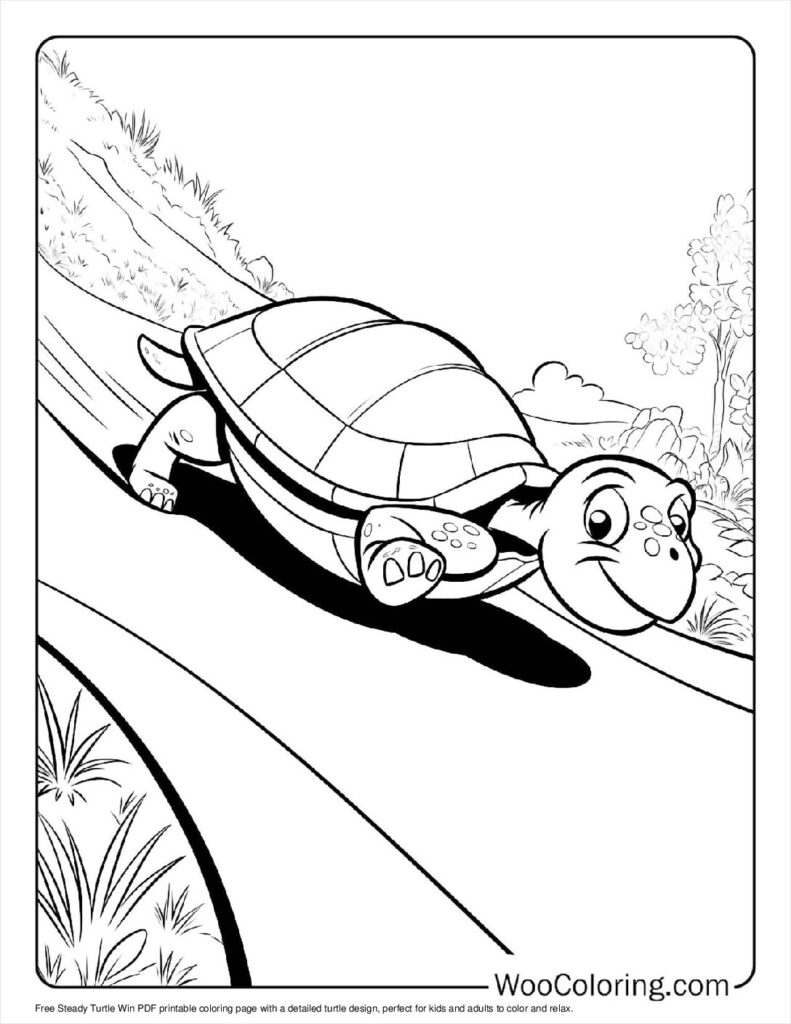 100  Turtle coloring pages  Free PDF To Print  - 37