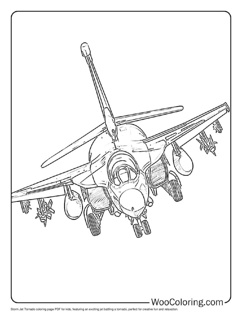 100  Jet coloring pages  Free PDF To Print  - 9