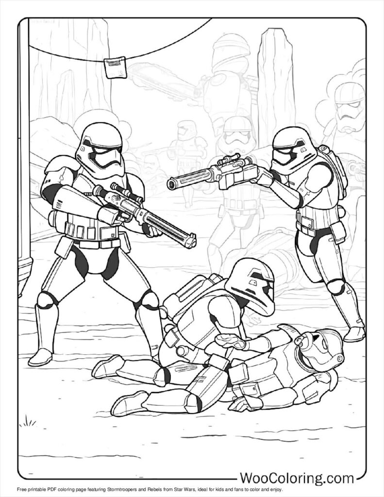 100  Stormtrooper coloring pages  Free PDF To Print  - 90