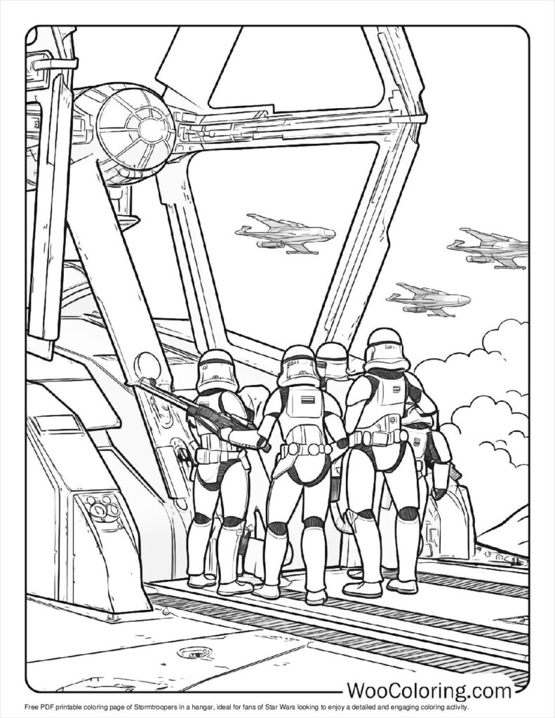 100  Stormtrooper coloring pages  Free PDF To Print  - 16