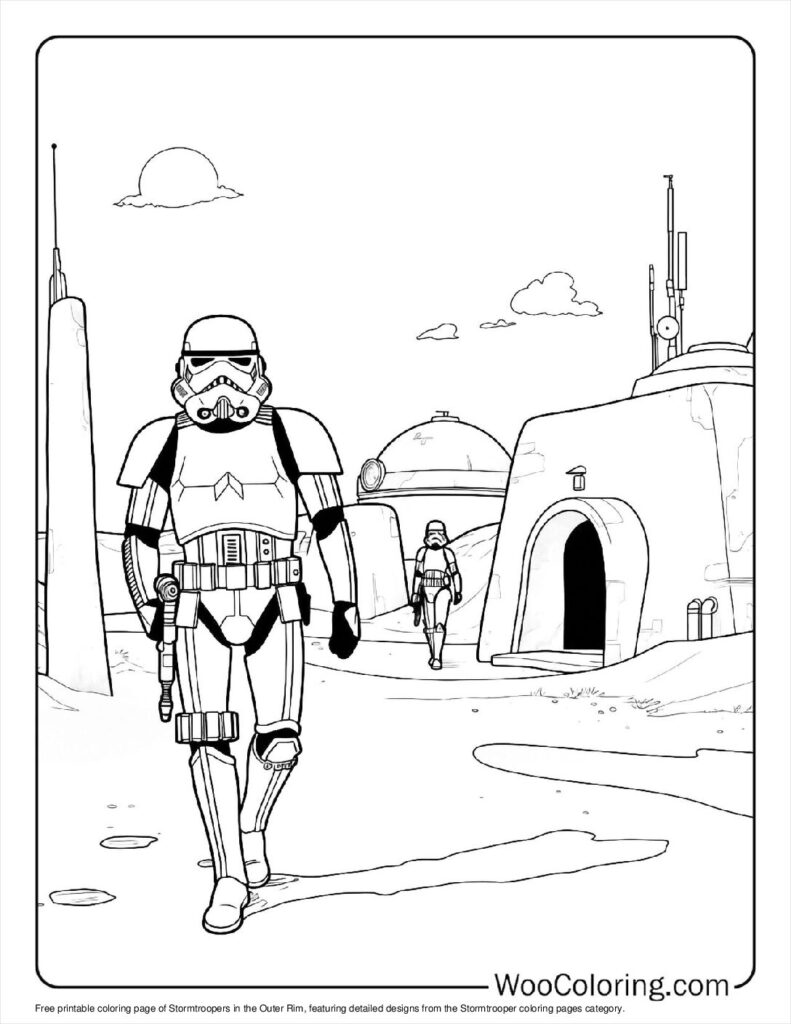 100  Stormtrooper coloring pages  Free PDF To Print  - 10