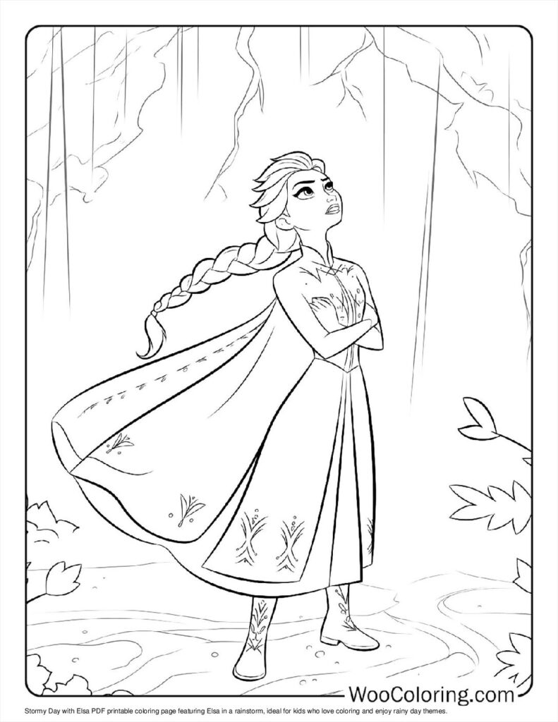 100  Rain coloring pages  Free PDF To Print  - 39