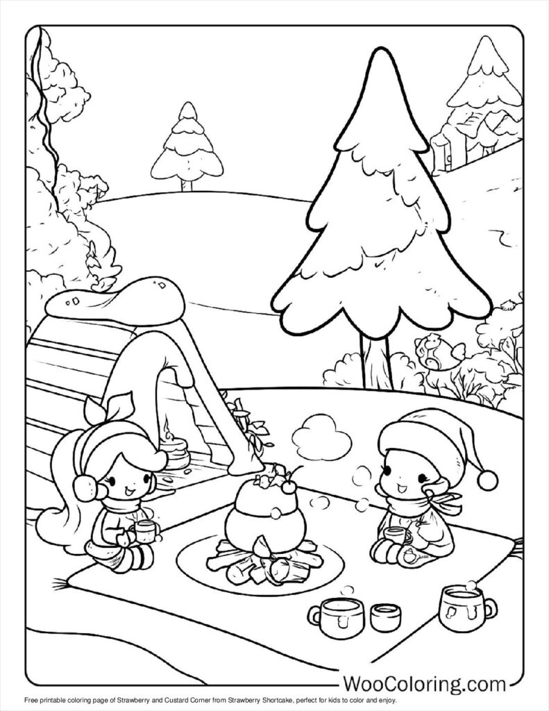 Strawberry and Custard Cozy