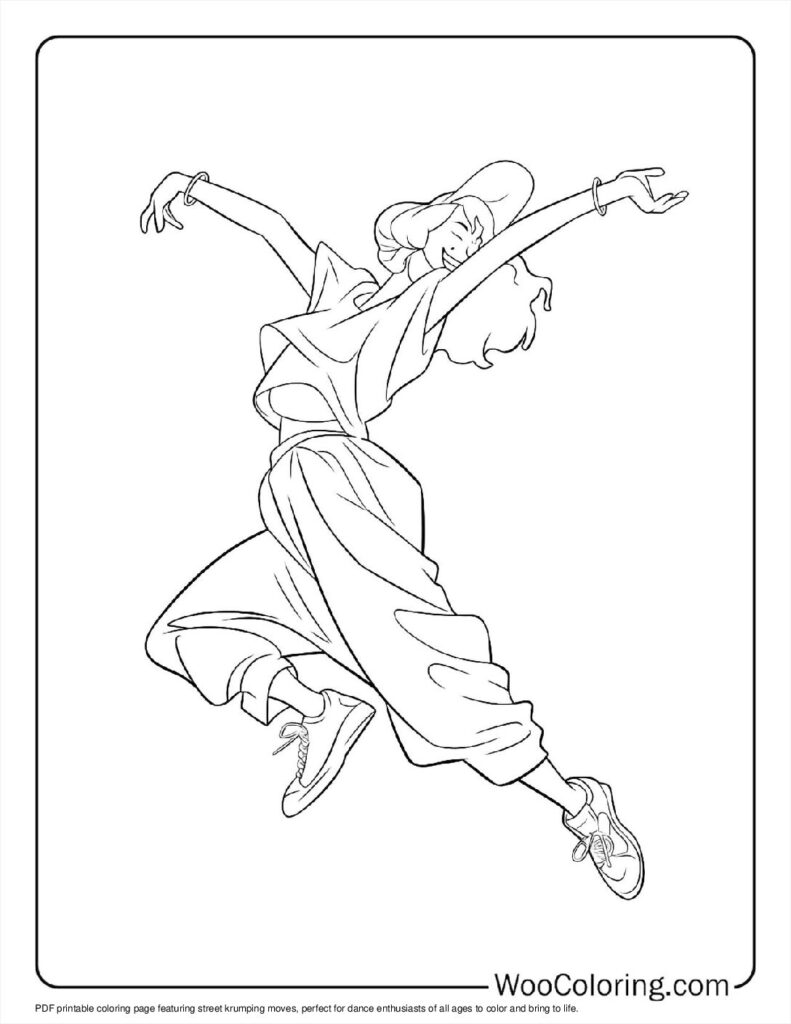 100  Dancing coloring pages  Free PDF To Print  - 69