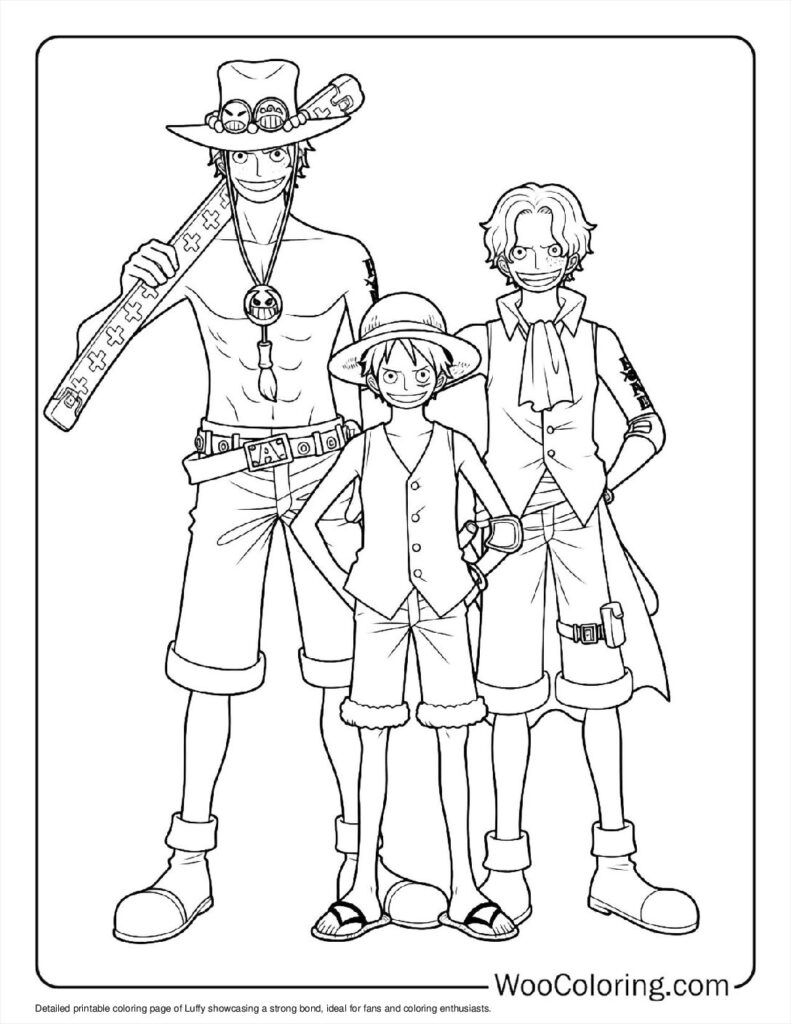100  Luffy coloring pages  Free PDF To Print  - 44