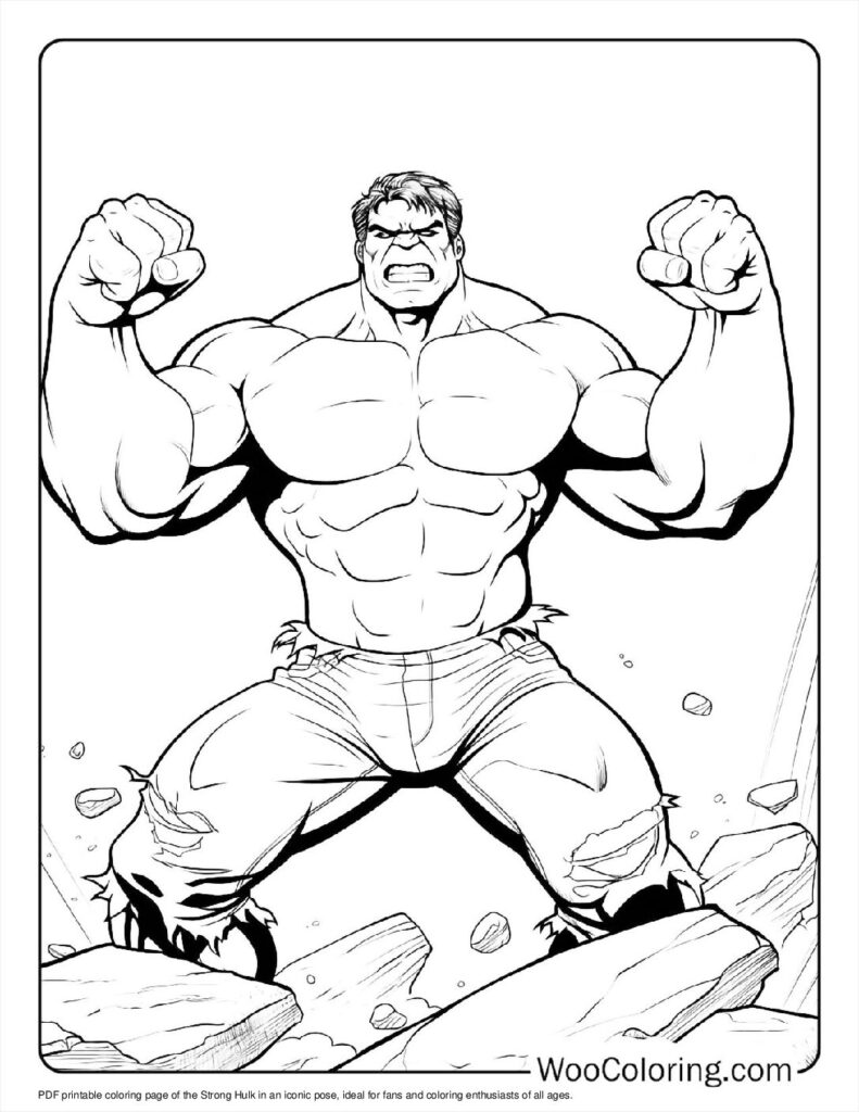 Strong Hulk Pose