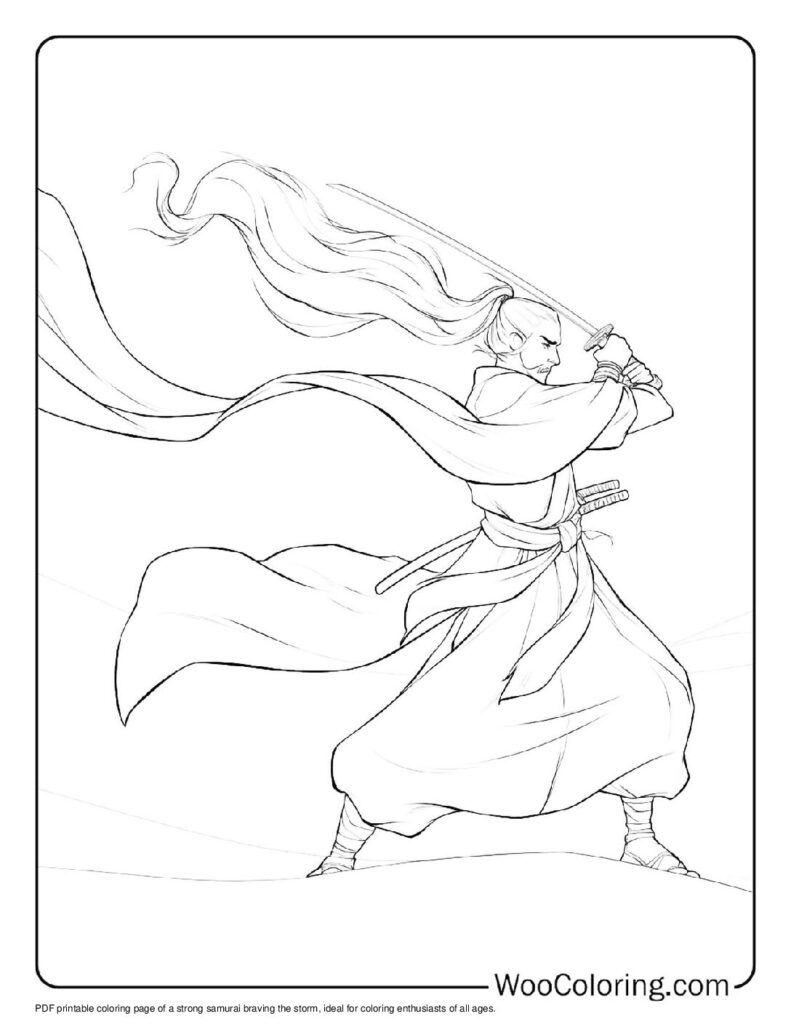 100  Samurai coloring pages  Free PDF To Print  - 22