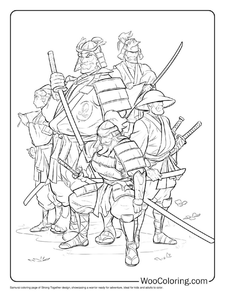 100  Samurai coloring pages  Free PDF To Print  - 54