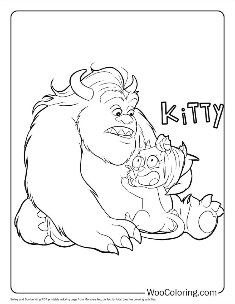 Sulley and Boo bonding