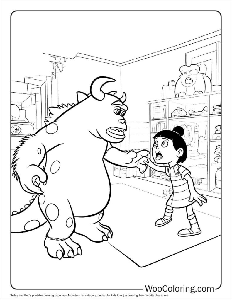Sulley and Boo’s toys