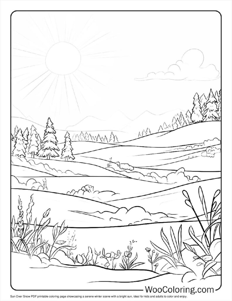 100  Sun coloring pages  Free PDF To Print  - 1