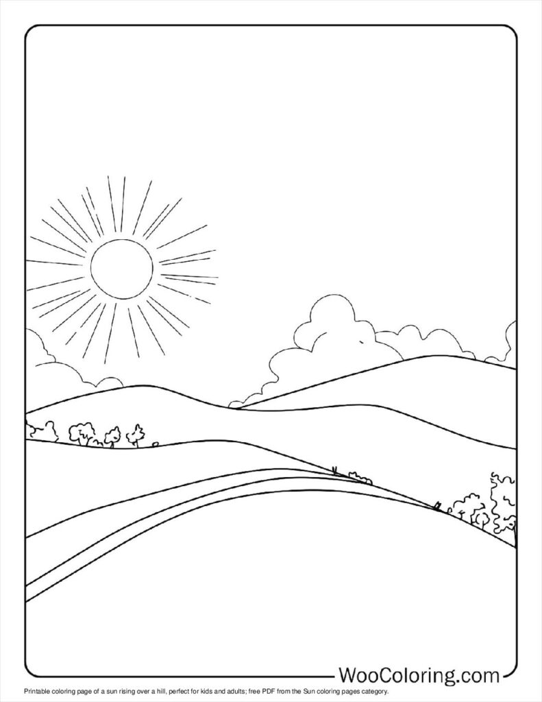 100  Sun coloring pages  Free PDF To Print  - 8