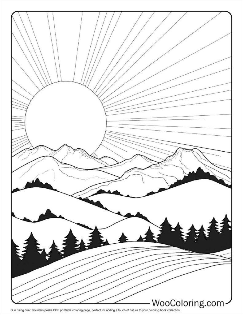 100  Sun coloring pages  Free PDF To Print  - 44