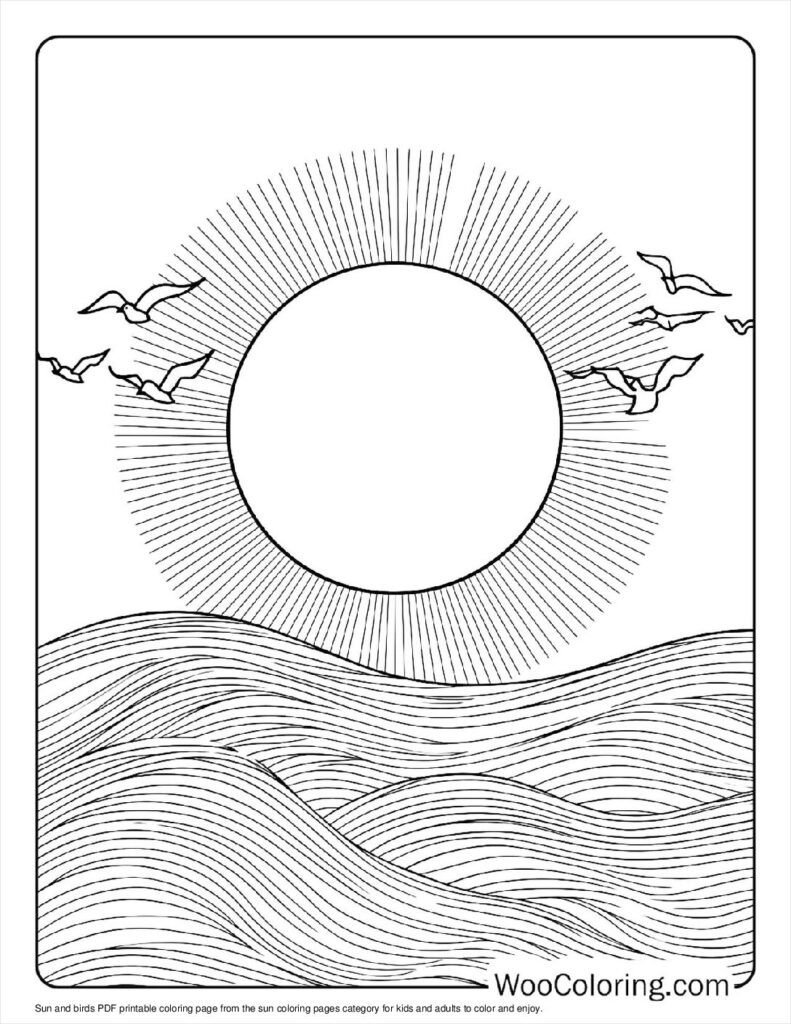 100  Sun coloring pages  Free PDF To Print  - 41
