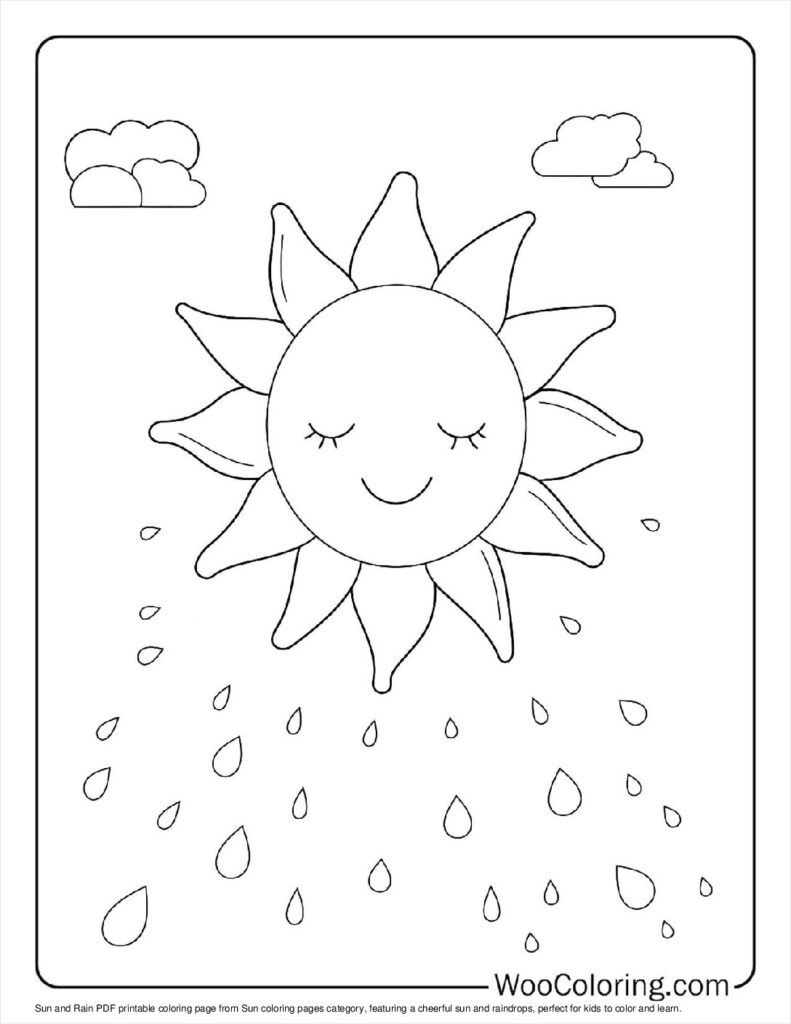 100  Sun coloring pages  Free PDF To Print  - 67