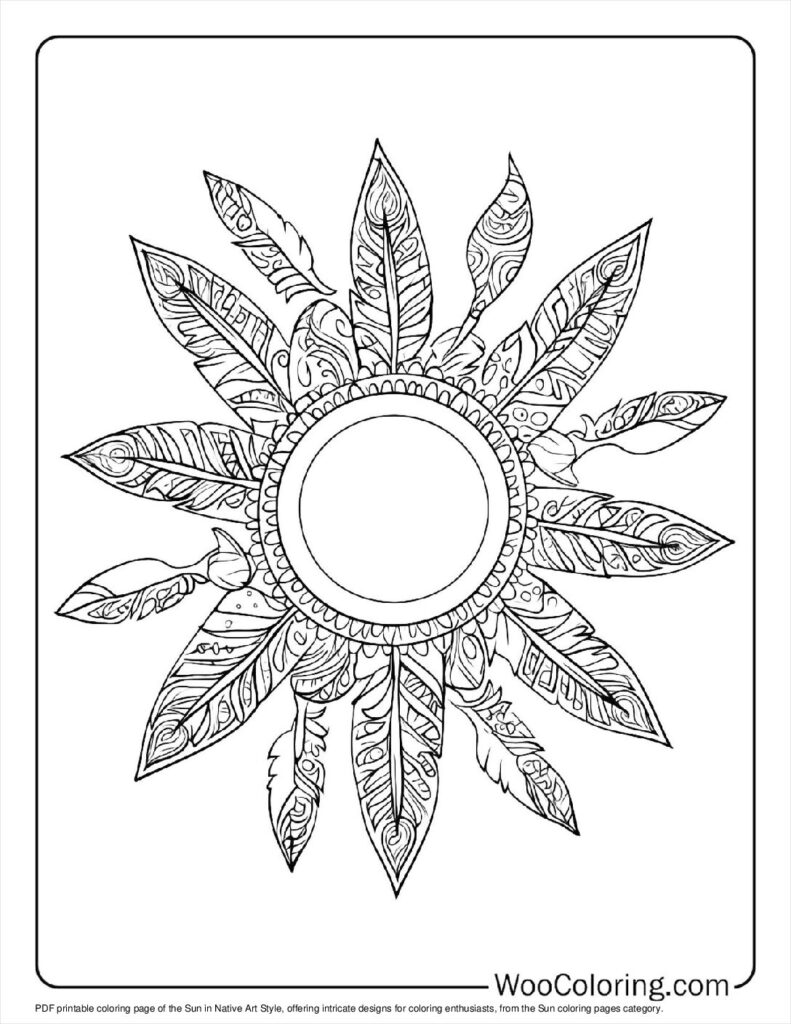 100  Sun coloring pages  Free PDF To Print  - 46