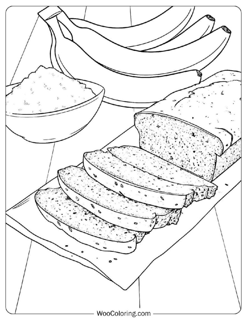 24 Banana Coloring Pages  Free PDF To Print  - 9