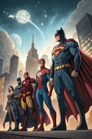 Superhero coloring pages designs for kids