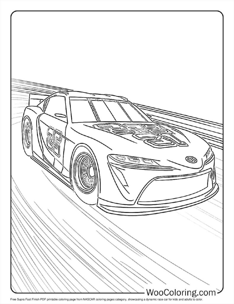 100  NASCAR coloring pages  Free PDF To Print  - 61