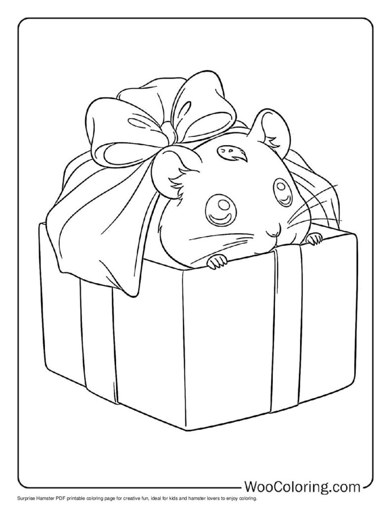 100  Hamster coloring pages  Free PDF To Print  - 82