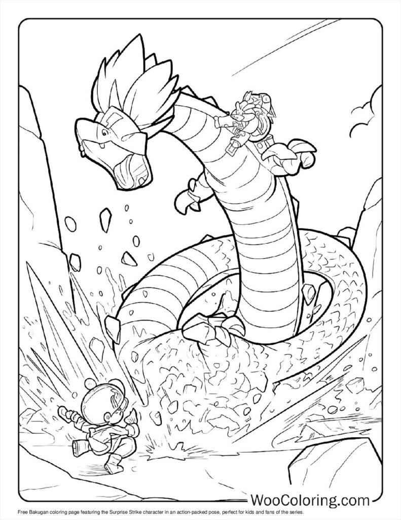 Surprise Strike Coloring Sheet