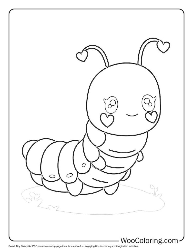 100 Caterpillar coloring pages Free PDF To Print - 40