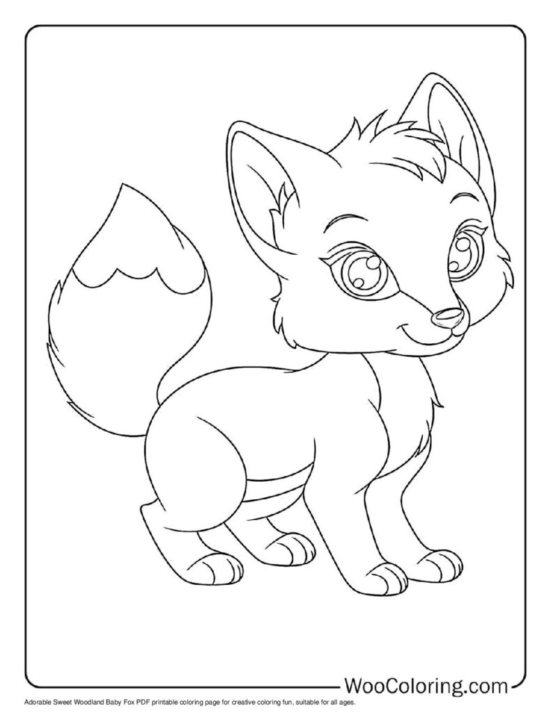 100  Fox coloring pages  Free PDF To Print  - 9