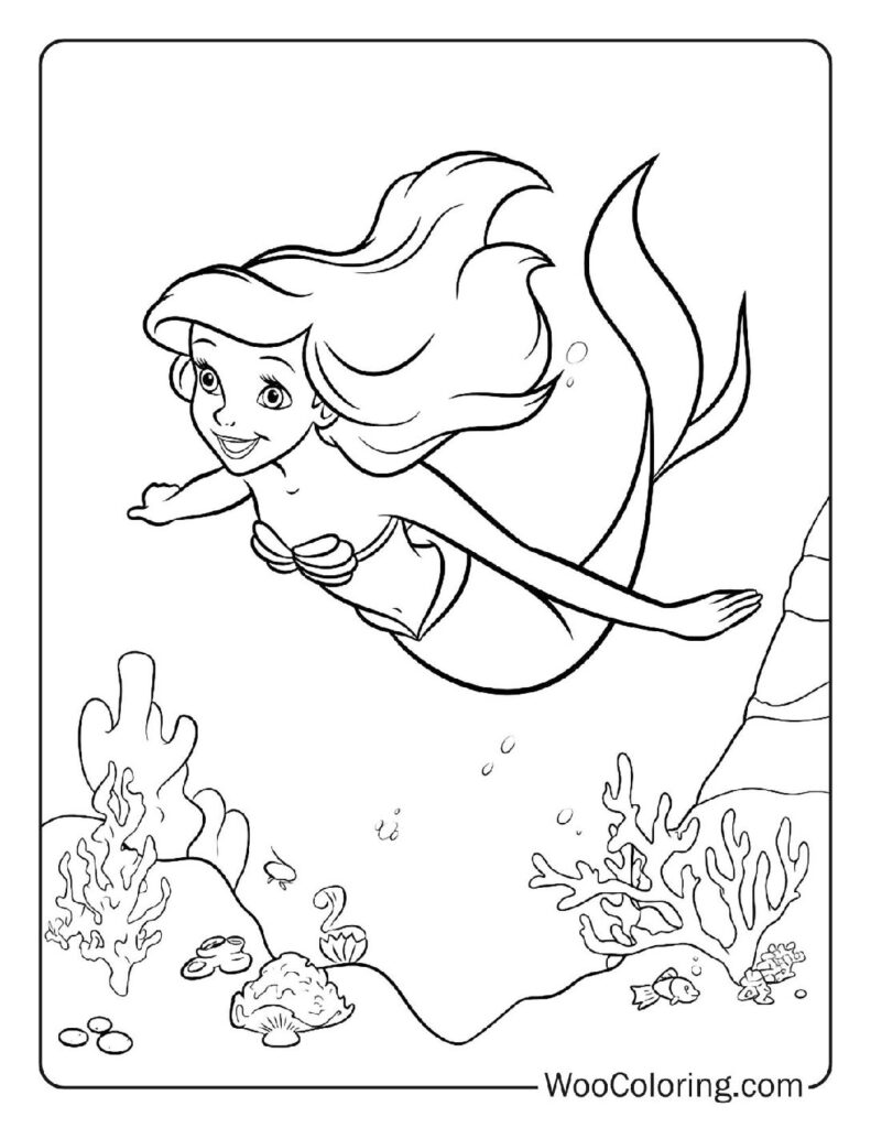100  Mermaid coloring pages  Free PDF To Print  - 76