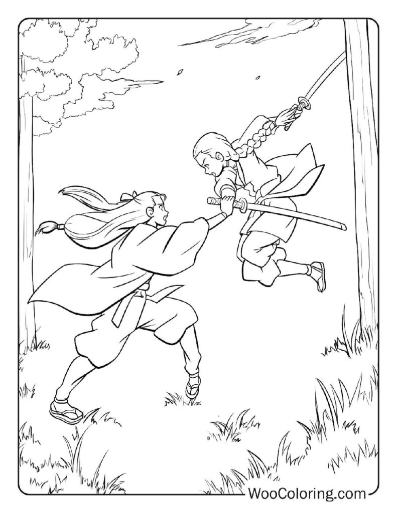 100  Demon Slayer coloring pages  Free PDF To Print  - 13