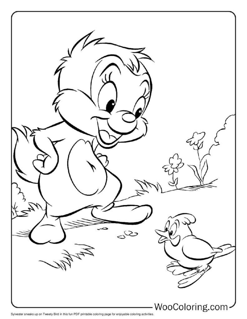 100  Tweety Bird coloring pages  Free PDF To Print  - 76