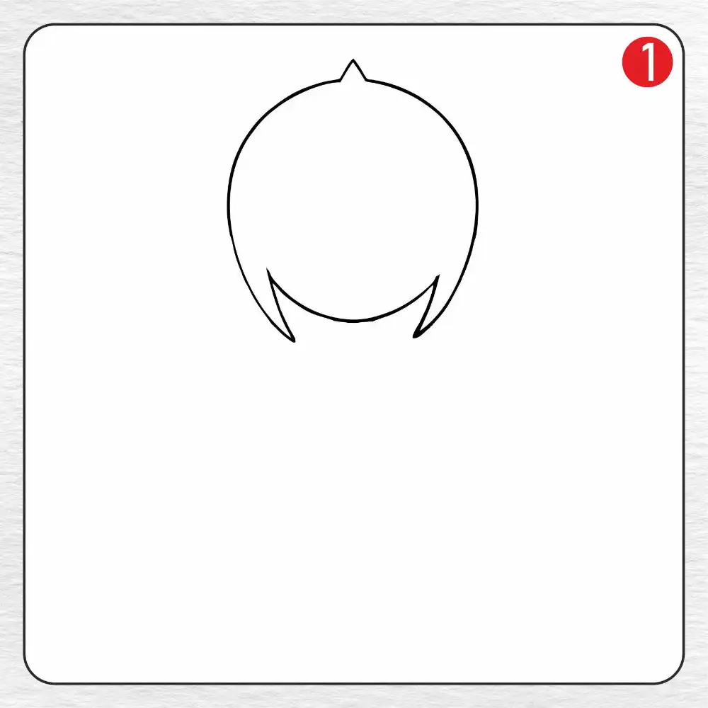 TV Show coloring page drawing step 1