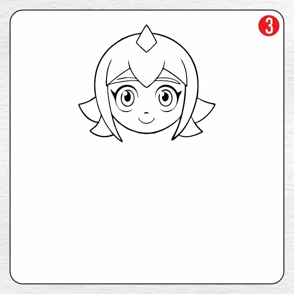 TV Show coloring page drawing step 3