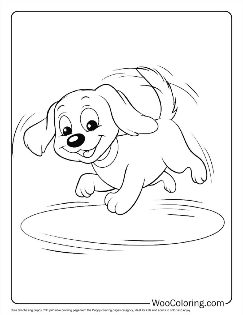 100  Puppy coloring pages  Free PDF To Print  - 27