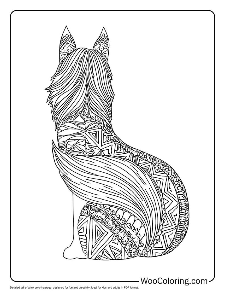 100  Fox coloring pages  Free PDF To Print  - 73