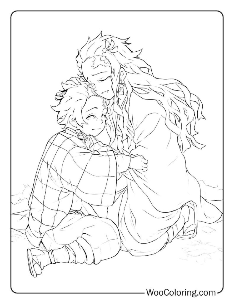 100  Demon Slayer coloring pages  Free PDF To Print  - 75