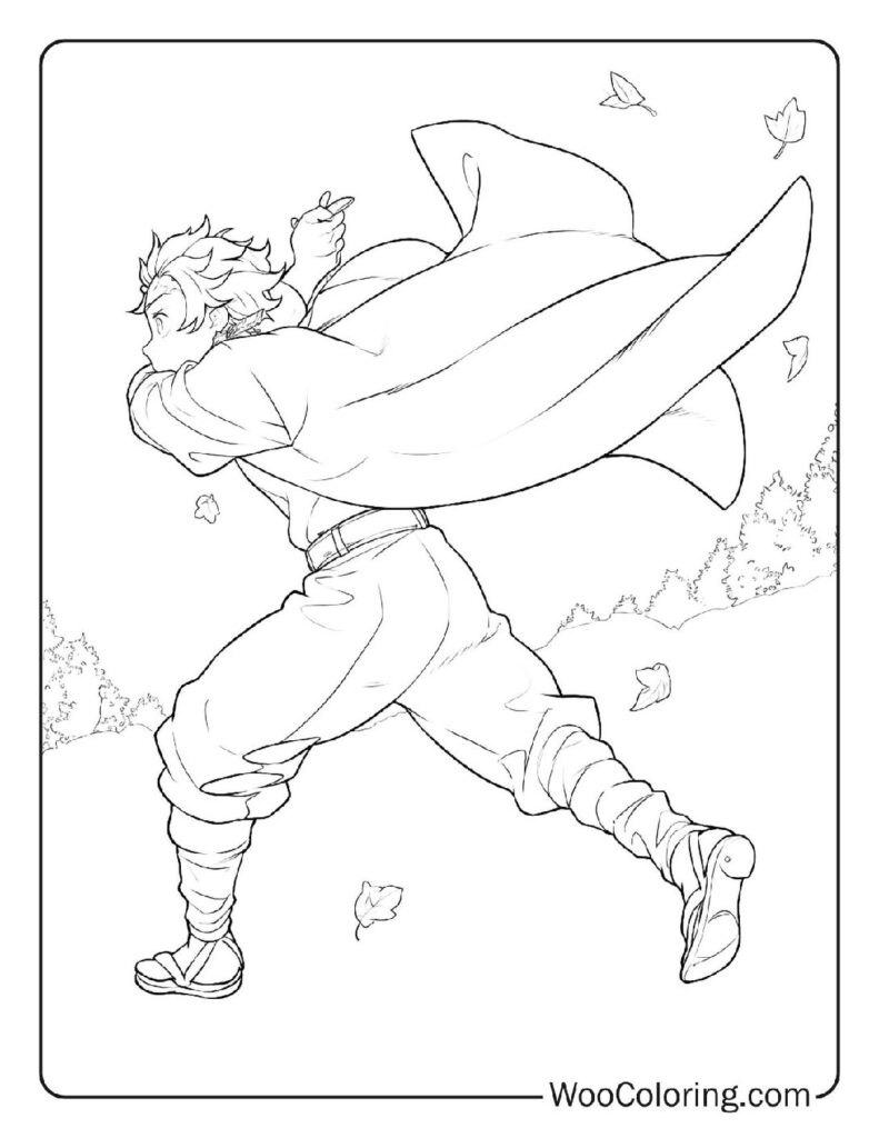 100  Demon Slayer coloring pages  Free PDF To Print  - 8