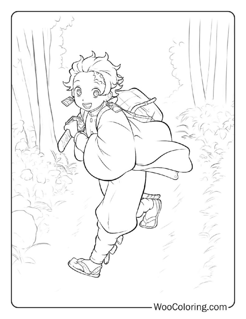 100  Demon Slayer coloring pages  Free PDF To Print  - 96
