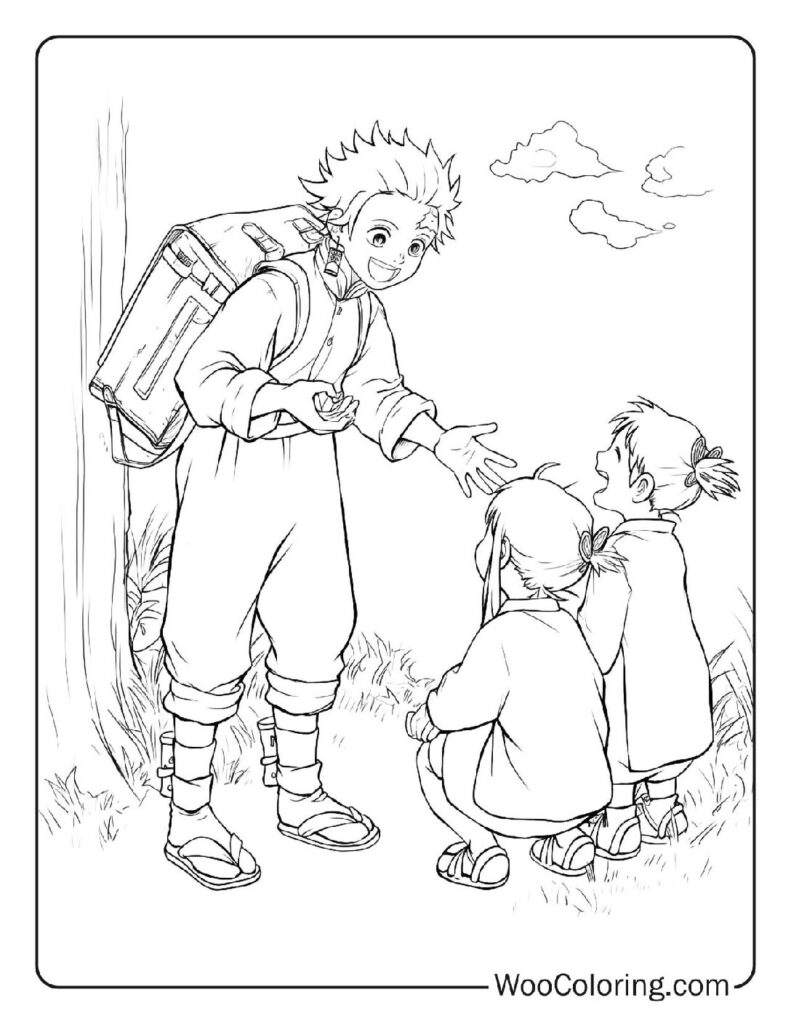 100  Demon Slayer coloring pages  Free PDF To Print  - 81